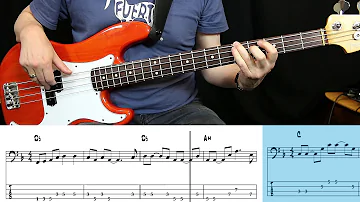 Neil Young - Cinnamon Girl (Bass cover with tabs)