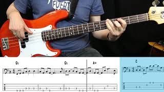 Neil Young - Cinnamon Girl (Bass cover with tabs) chords