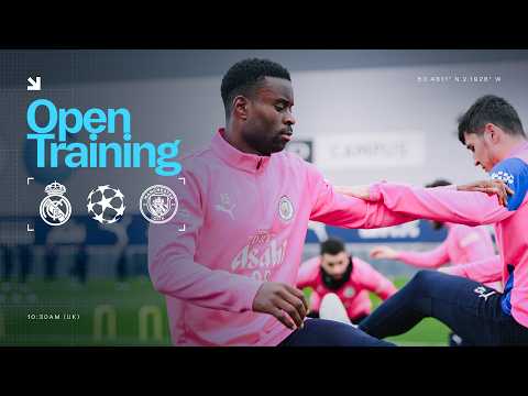 Thumbnail for OPEN TRAINING | Real Madrid v Man City | UEFA Champions League