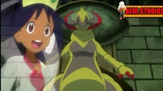 Iris's axew evolved into haxorus!pokemon journeys ep65