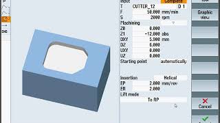 Siemens Sinutrain - pocket and island