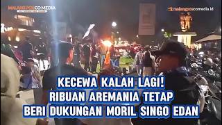 Download lagu Disappointed with Another Loss! Thousands of Aremania Fans Continue to Give Moral Support to the ...