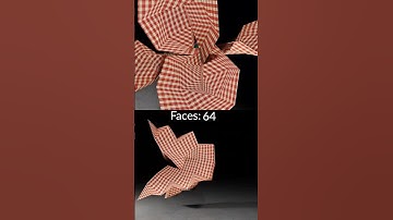 Cloth Simulation Techniques in Blender  1 - 65536 Faces