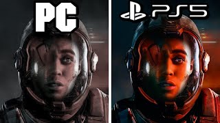 Directive 8020 PS5 vs PC Graphics Comparison