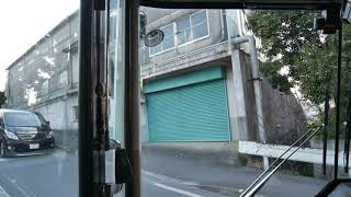 【前面展望】宇美営業所―（都市高速・月隈ランプ経由）中州～天神三丁目【西鉄バス・390系統】