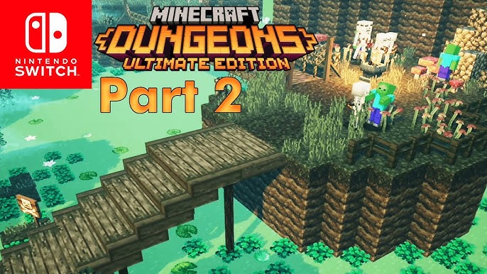 Minecraft Dungeons Switch YouTube Part 1 Playthrough Nintendo Ultimate - Commentary | Edition Gameplay No 