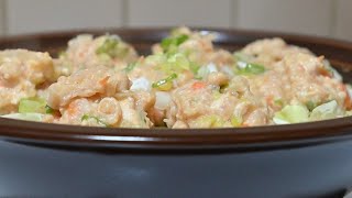 Homemade Steamed Chicken Meatball