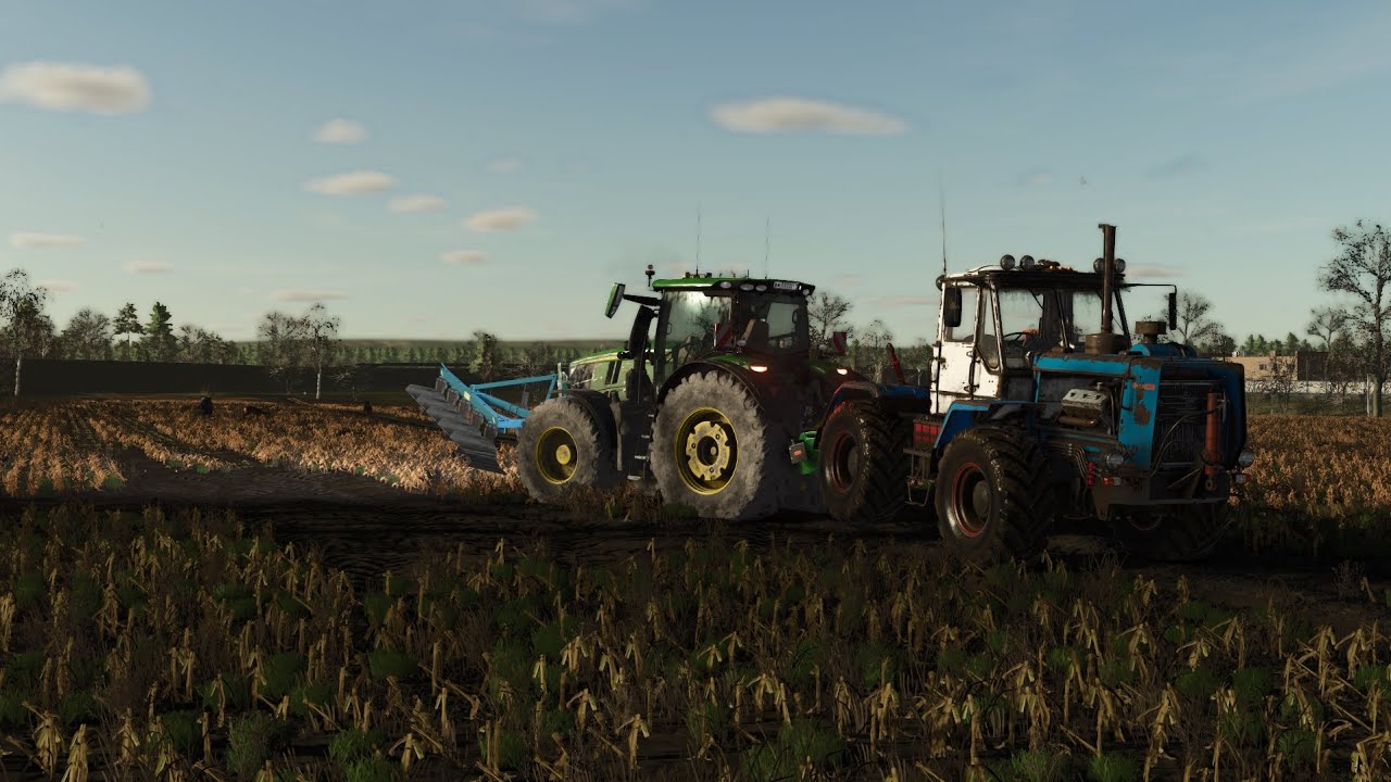 Не ожыданная поломка т-150 тянем на базу #заря часть1 farming simulator 25 