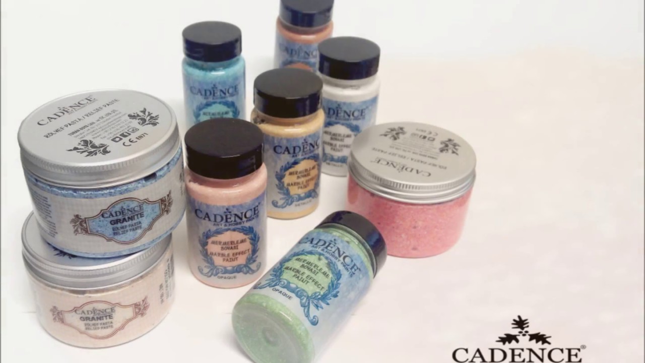 Pastas efecto marmol y granito de CADENCE
