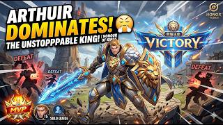 Honour of Kings 🔥 |  Aurthor dominate lobby 😤 | Full gameplay #honourofkings #mobilegaming screenshot 4