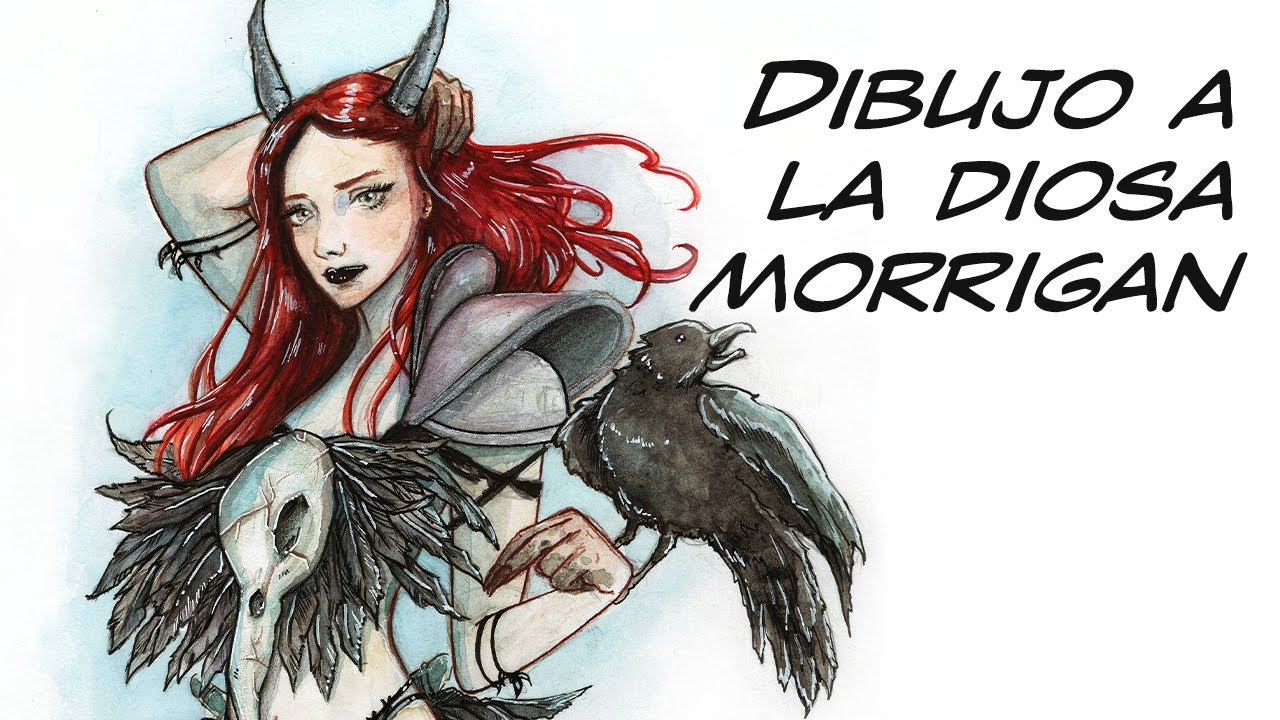Draw Morrigan Dibujo a Morrigan | Drawing Morrigan - YouTube