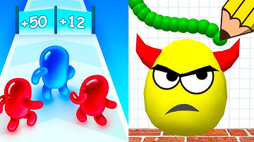 Join Blob Clash Vs Draw To Smash Logic Puzzle 🙅🧮 Max All Levels Android iOS Mobile  Gameplay Ep 09