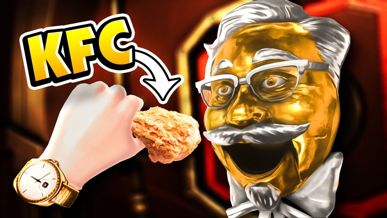FEEDING KFC TO A GOLDEN HEAD - KFC The Hard Way Gameplay