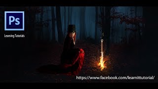 adobe photoshop fire sword manipulation screenshot 4