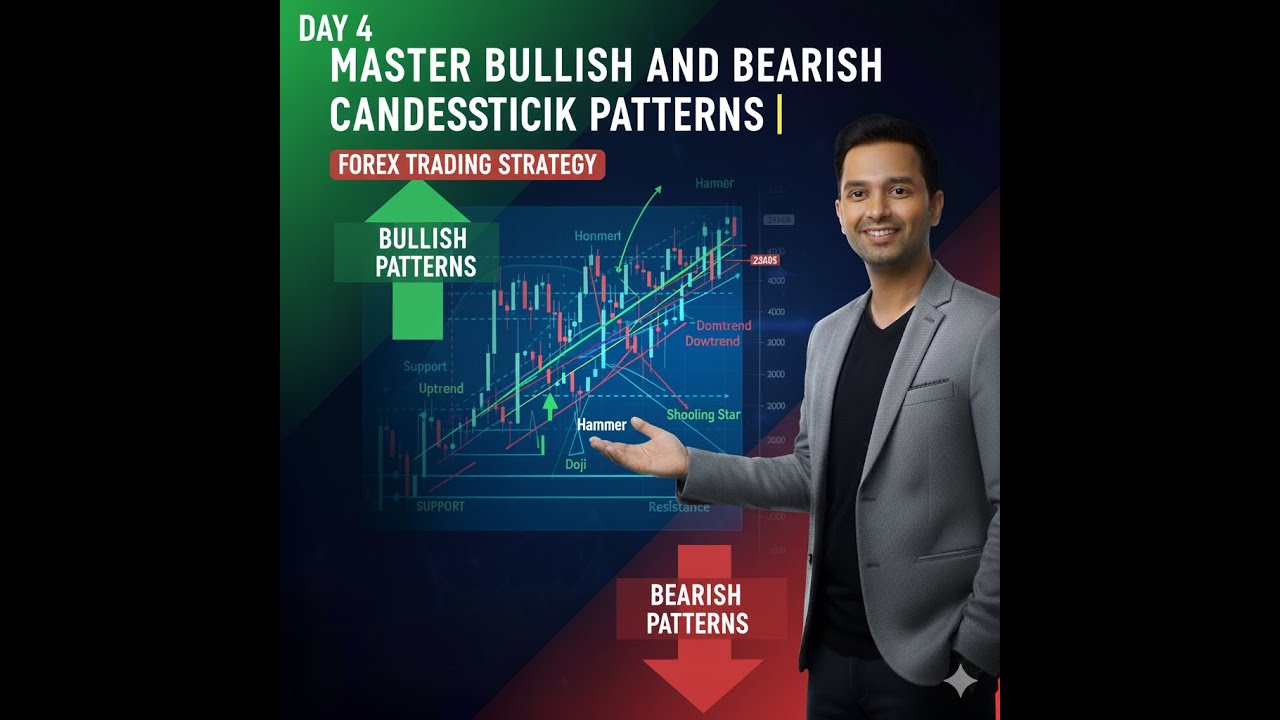 Day 4 Master Bullish and Bearish Candlestick Patterns | Forex Trading Strategy