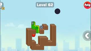 Snake Puzzle: Slither to Eat - Level 62 Gameplay