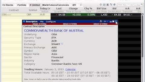Training Video 8: Using Interactive Brokers Data
