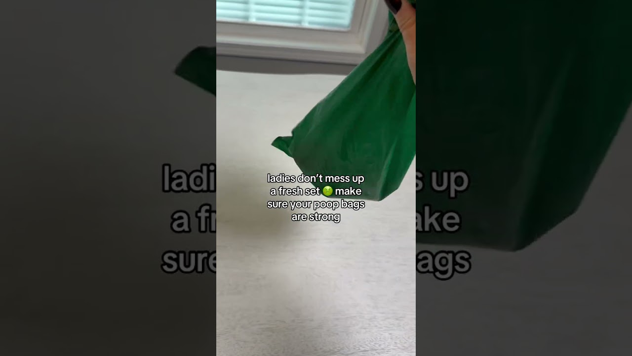 I don’t play about dog poop bags, that’s not the item to take chances with 🫣 has never failed us
