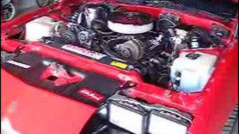 1992 Camaro RS Z28 305 TBI idle Camed with open headers