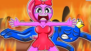 PINK's intense LOVE and BLUE's sad story!? | RAINBOW FRIENDS 2 ANIMATION | Rainbow Magic TDC