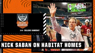 Nick & Terry Saban on building a Habitat Home after every National Championship win | CGD