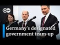German Social Democrats, Greens and Liberals announce to begin formal coalition talks | DW News