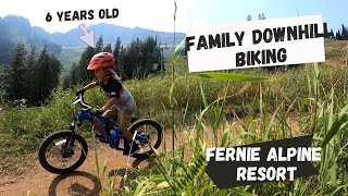 Family Mountain Biking at Fernie Alpine Resort | Downhill Rental Bikes