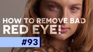 HOW TO REMOVE RED EYE - PHOTOSHOP CC