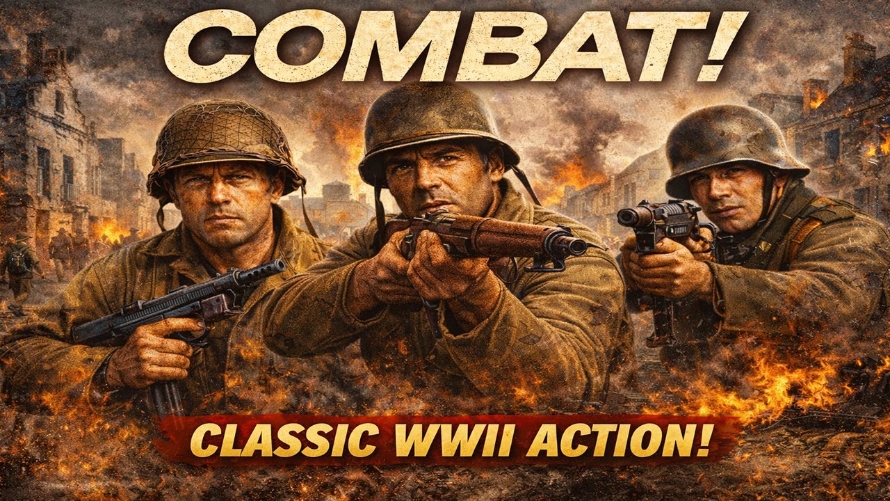 Combat! (1962) – Classic WWII War TV Series Full Episode | American WWII War