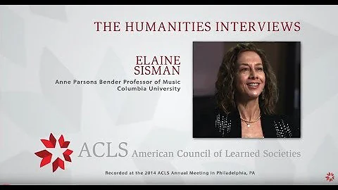 The Humanities Interviews: Elaine Sisman