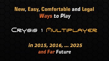 How to play Crysis Multiplayer - 2014 / 2020 - Easy, Legal Way - Gameplay without GameSpy.