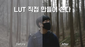 포토샵으로 영상의 LUT을 직접 만드는 방법, 영상 컬러 그레이딩, 색보정 (feat.파이널 컷)