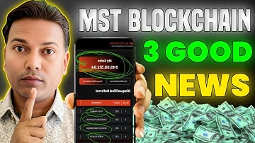 MST BLockchain New Update//3 Good News//जबरदस्त खुशखबरी//MST Boom 💥 Boom.