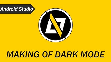 Android Studio making dark mode | Using of dark switch