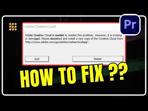 How to Fix "Adobe Creative Cloud is Missing or Damaged" Error?