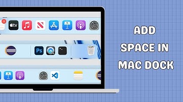 How to add space in Mac Dock