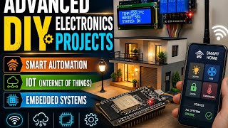 Advanced DIY Electronics Projects | Smart Automation, IoT & Embedded Systems Arduino ESP32 Projects