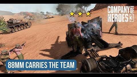 88MM Carries the ENTIRE TEAM | COH3 First-Person 4v4 Gameplay | Steppes