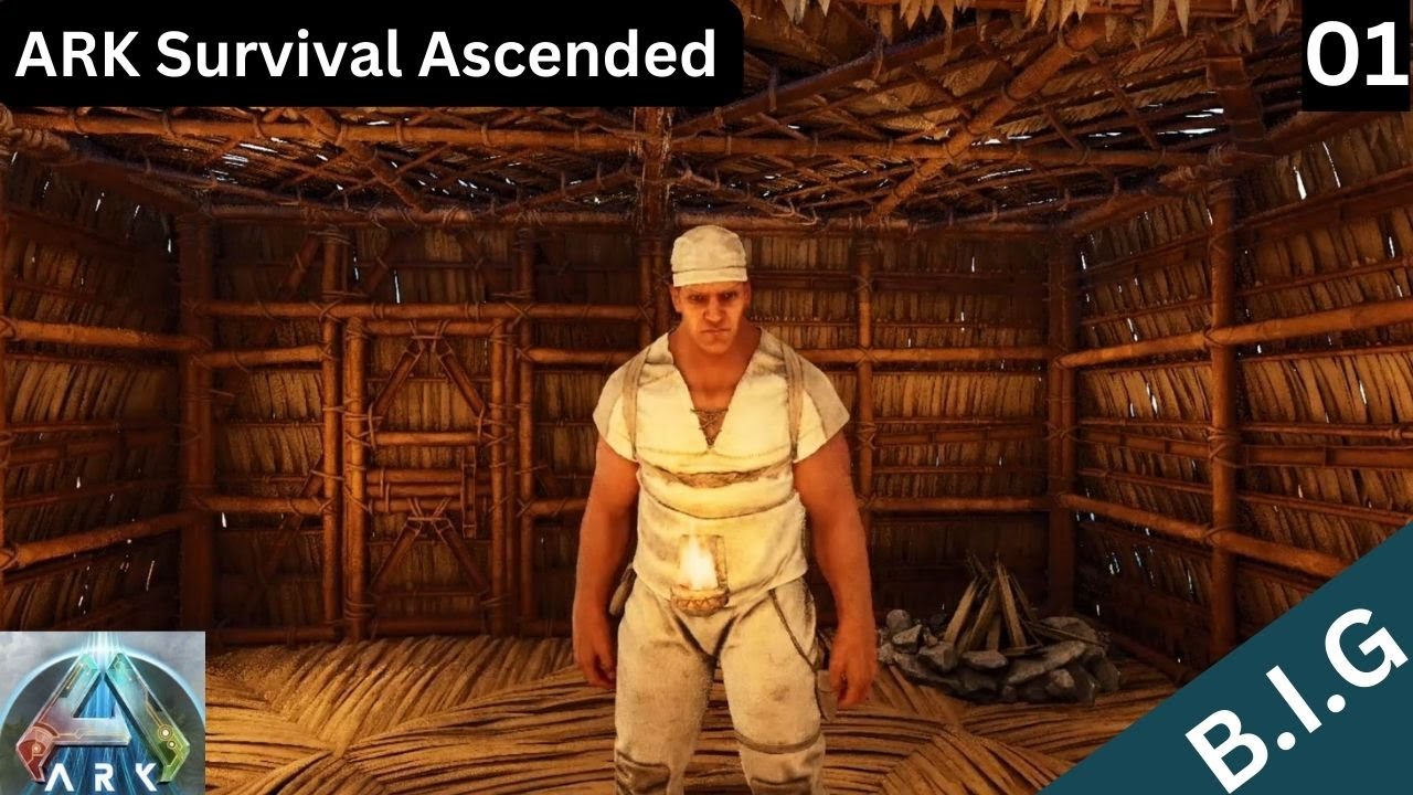 ARK Survival Ascended - First day - Base and clothes - Ep.01 - YouTube