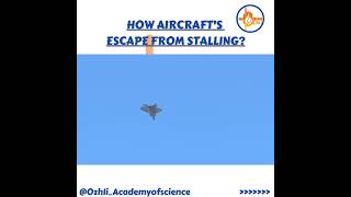 How Aircraft's Escape from stalling? #aerospace #aviation #f22 #f35 #fighterjet #jetaircraft #shorts