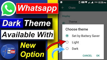 Dark theme for Whatsapp is finally here. How to enable whatsapp dark mode mobile phone android app