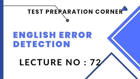 Error Detection lecture No:72 |BPS 5 to BPS 15 |Spcs |FBR |FIA| MPT|HST/SST|PST|JEST