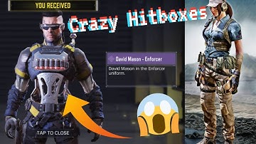 *NEW*DAVID MASON ENFORCER INSANE HIT BOXES? IN DEPTH ANALYSIS ( Call Of Duty Mobile) SEASON 1