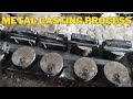 Incredible Metal Casting Process in Foundry | Soap Mold Casting in Sand