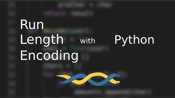 Run Length Encoding with Python (RLE)