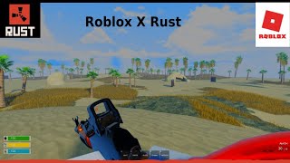 beaming kids with AK on Roblox-Rust