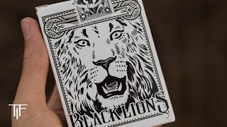 David Blaine Black Lions BLUE Playing Cards