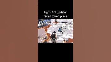 bgmi 4.1 update recall token place || #bgmi #update #bgminewupdate #ytshorts
