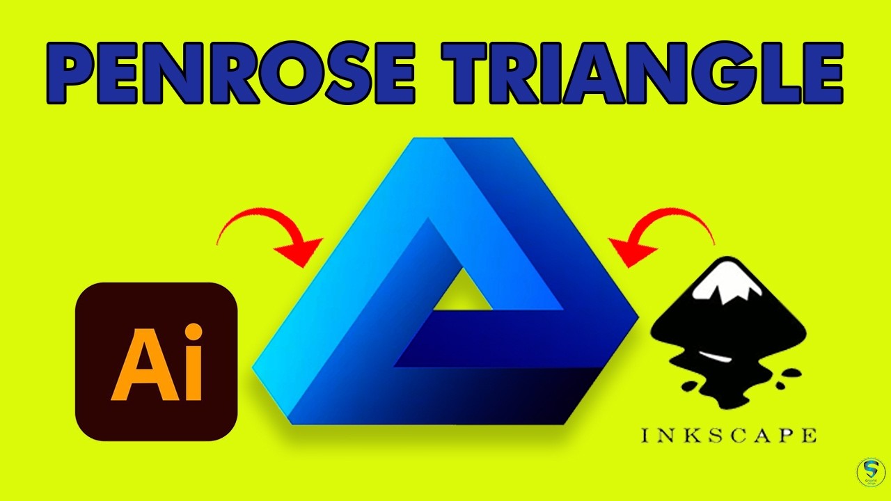 PENROSE TRIANGLE Logo Tutorial : Adobe Illustrator & Inkscape Step by ...