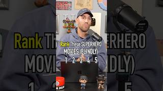 Ranking Superhero Movies Blind! Which Is The Best? #shorts #superhero #mcu #marvel #rank